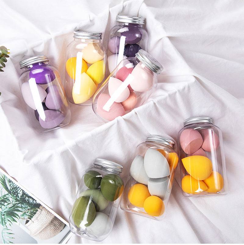 Colorful Face Makeup Puff Sponge Set Beauty Foundation Powder Blender Makeup Accessories Tools Cosmetic Blending Sponges