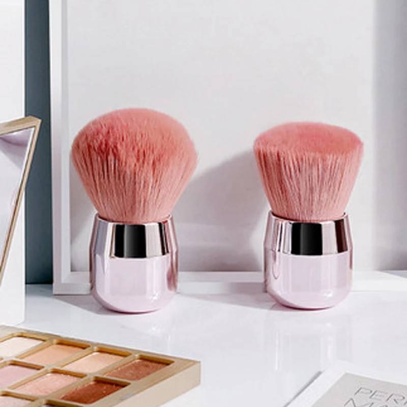 New Pink Mushroom Head Beauty Makeup Brush Tool Loose Powder Blush Remaining Powder Large Makeup Brush